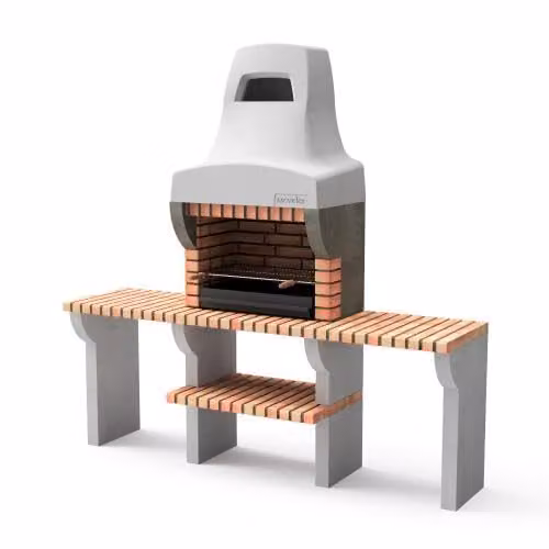 Movelar Bailen Grill met 2 zitplaatsen voor de tuin of het terras
