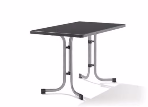 Sieger 233/A Boulevard-klaptafel met mecalit-Pro-plaat, antraciet, B/D: 115 x 70 cm