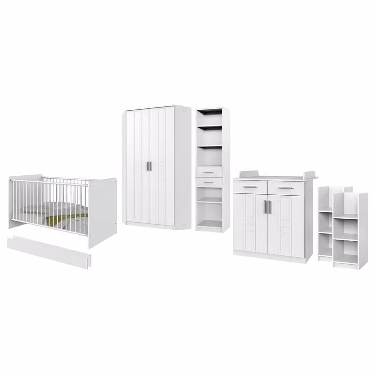 home24 Babykamerset III 7-delig wit