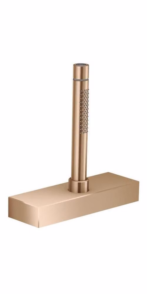 Axor Axor Edge Wandset met sBox, stabilisatorhandgreep, 2 jets, gepolijst roodgoud