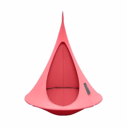 Cacoon hangstoel voor kinderen, koraalroos, 120 cm