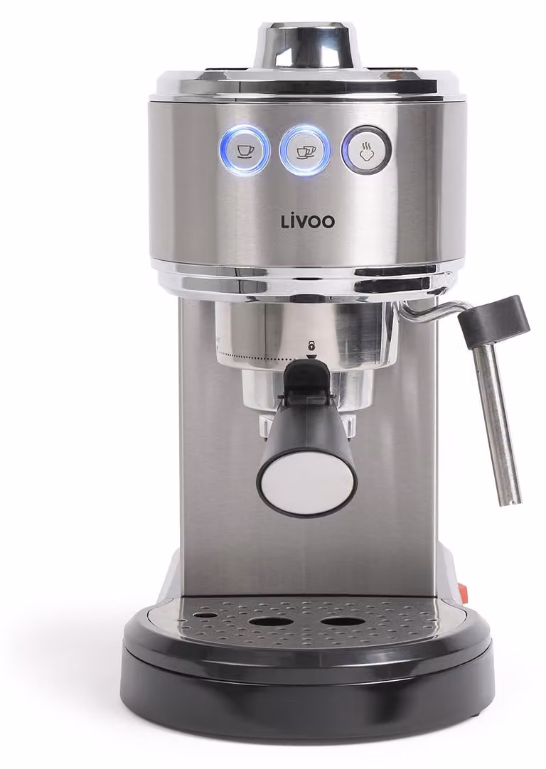 Livoo DOD186 Espressomachine, 15 bar, grijs