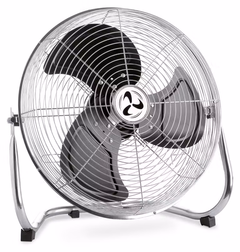 CASAFAN Speed 40-G Vloerventilator, 110 Watt, Chroom (glanzend), B: 44 cm, H: 48 cm