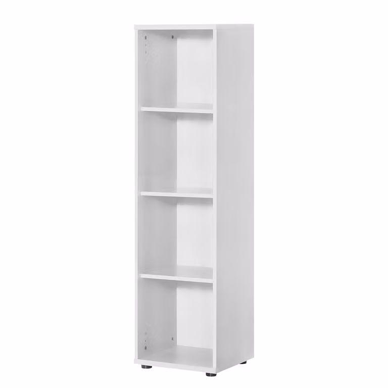 home24 Open kast II Body wit met melamine gecoate spaanplaat en kunststof vloerpads Breedte: 40 cm