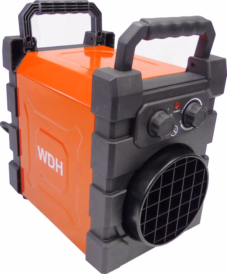 WDH Professionele elektrische verwarming WDH-BGP03Pro (3 kW) met spuitwaterbescherming IP24