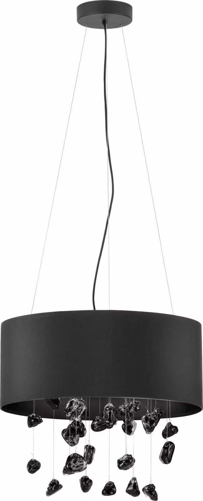Eglo Escuela zwarte hanglamp met metalen kap - Ø 53 cm