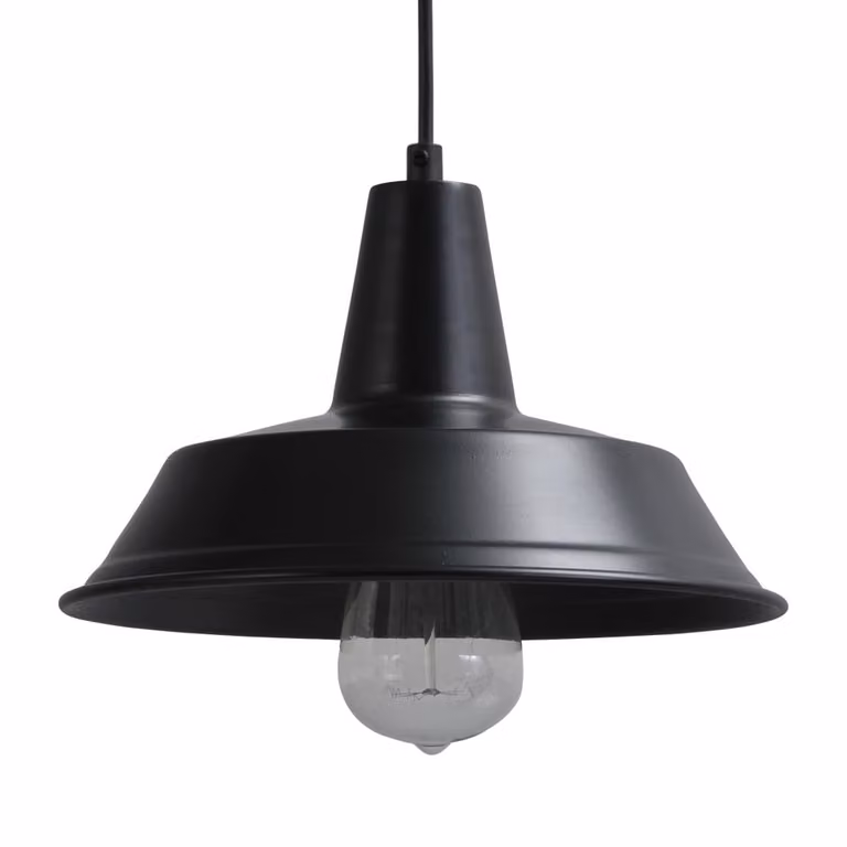 Masterlight Industria 25 Vintage hanglamp - Zwart