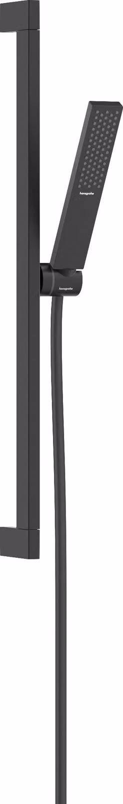 Hansgrohe Doucheset Pulsify E 1jet met Unica douchestang 650mm, Matzwart