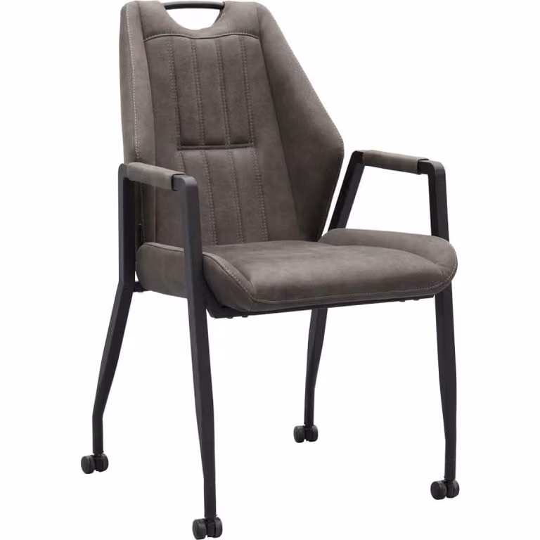 Eetkamerstoel Allure Antraciet van Budget Home Store