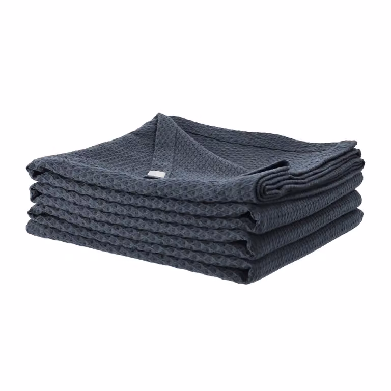 Scandi Living Kimono bedsprei Storm Blue (blauw) 260 x 260 cm
