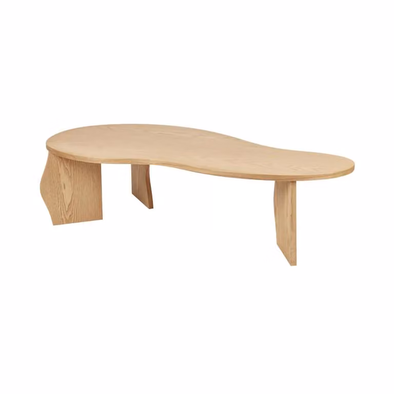 Broste Copenhagen Brook tafel L Natural B: 30 cm, D: 112 cm