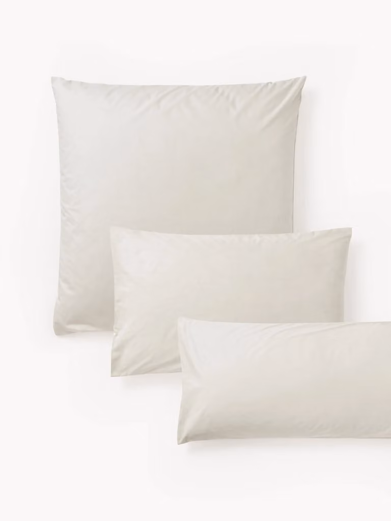 Westwing Collection Perkal katoenen kussenhoes Elsie 80x80 cm