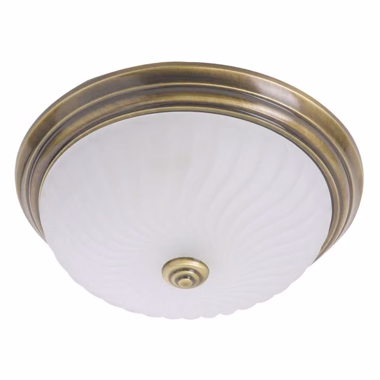 Steinhauer Calla Plafondlamp Brons/Wit - Dimbaar