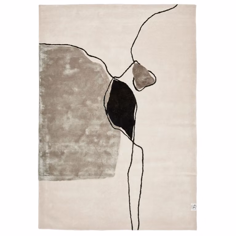 Classic Collection Abstract vloerkleed Ivory 200 x 300 cm