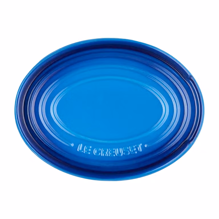 Le Creuset Ovale Lepelhouder in Aardewerk Azure Blue
