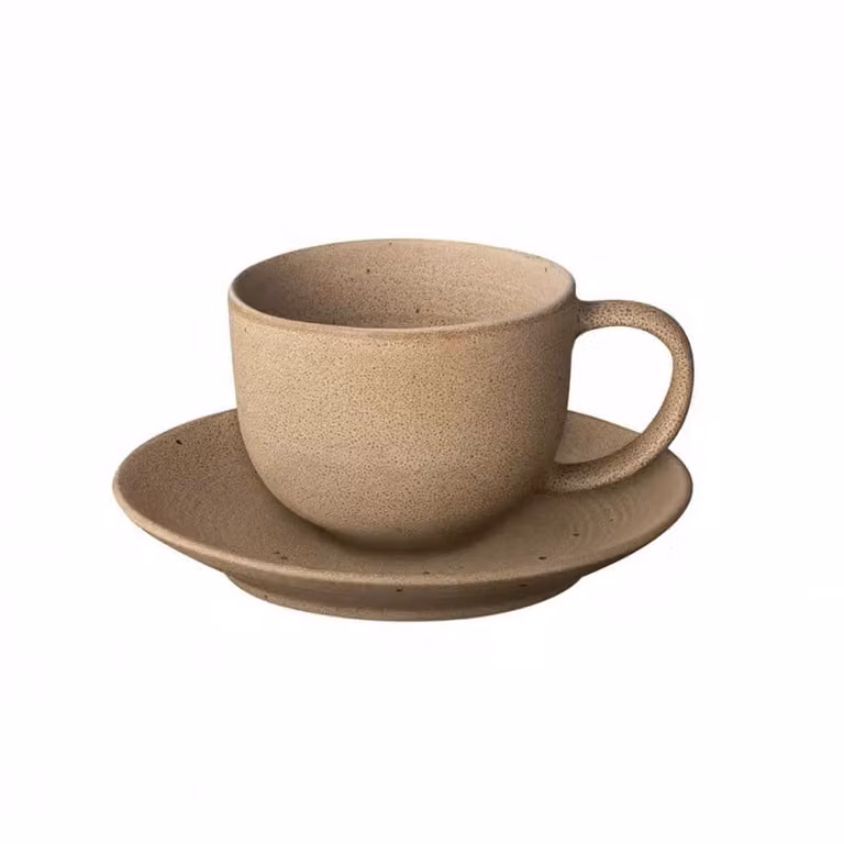 Blomus Kumi koffiekop met schotel 19 cl 2-stuks Fungi