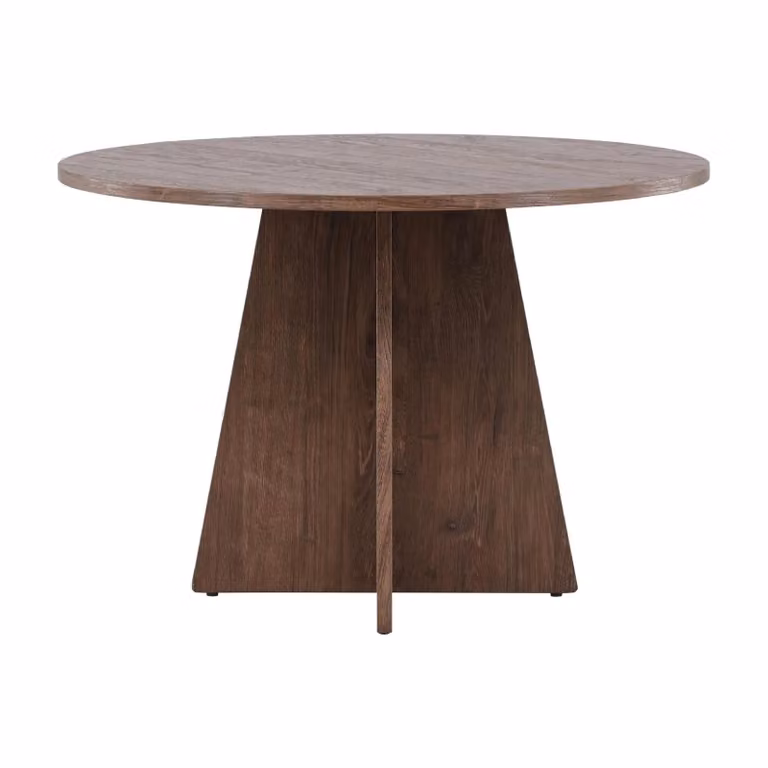 Nest of Nora Ronde eettafel Kuna - Houtfineer - Mocca - ⌀110 cm