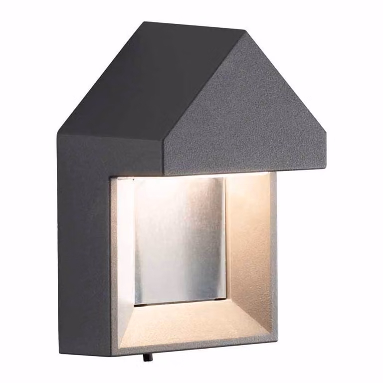 Konstsmide Cosenza LED Wandlamp - Antraciet - Aluminium