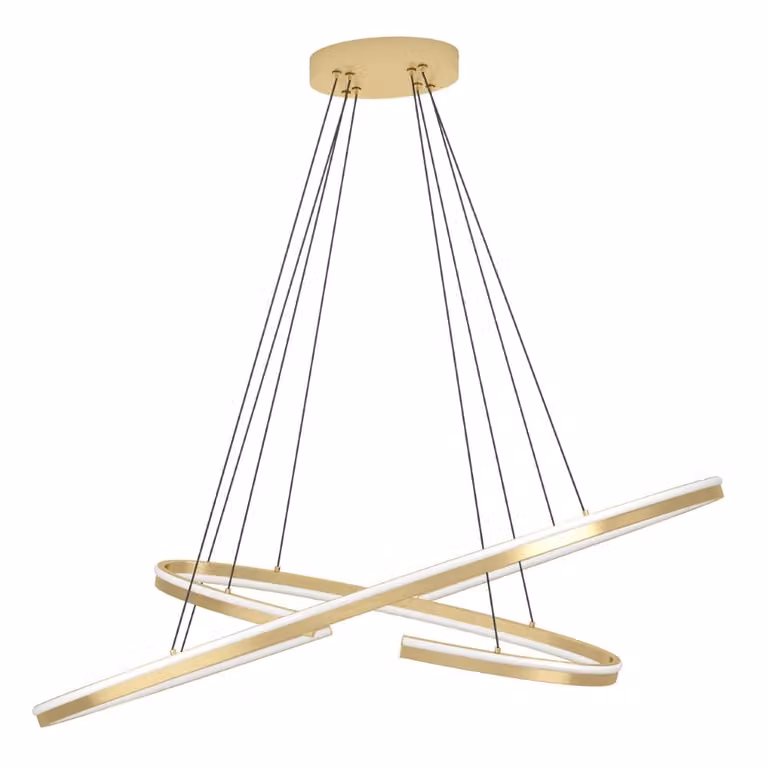 Stars of Light Design hanglamp Bogado goud met LED H 180 x B 50 x D 120 cm