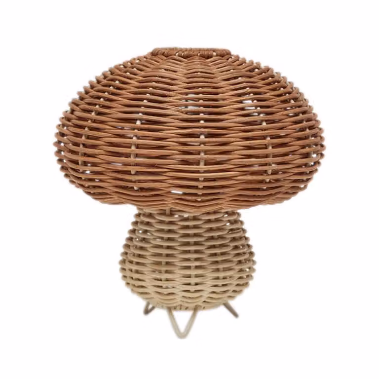 OYOY Living Design Mushroom Taffellamp Nature - Tafellamp voor de woonkamer, slaapkamer of kinderkamer