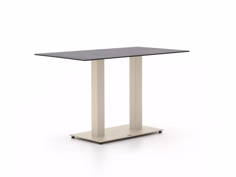 Forza Furniture Tuineettafel Forza - Rechthoekig - Grijs - HPL en Kunststof