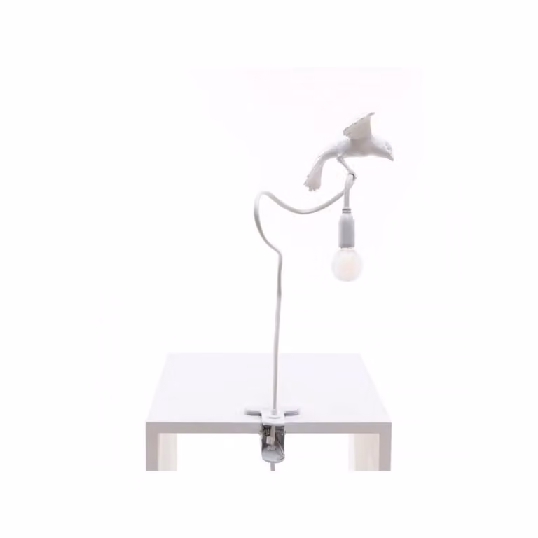 Seletti Sparrow Cruising Klemlamp White - Kunststof
