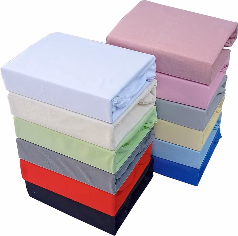 Lila Jersey Kinder Hoeslaken van Hoogwaardig Katoen voor Babybedden, 80 x 160 cm
