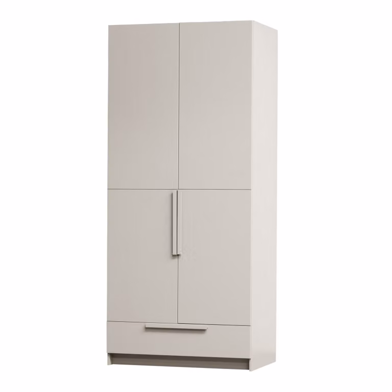 WOOOD Kledingkast Pure Grenenhout 2-deurs Dust Hoogte: 215 cm