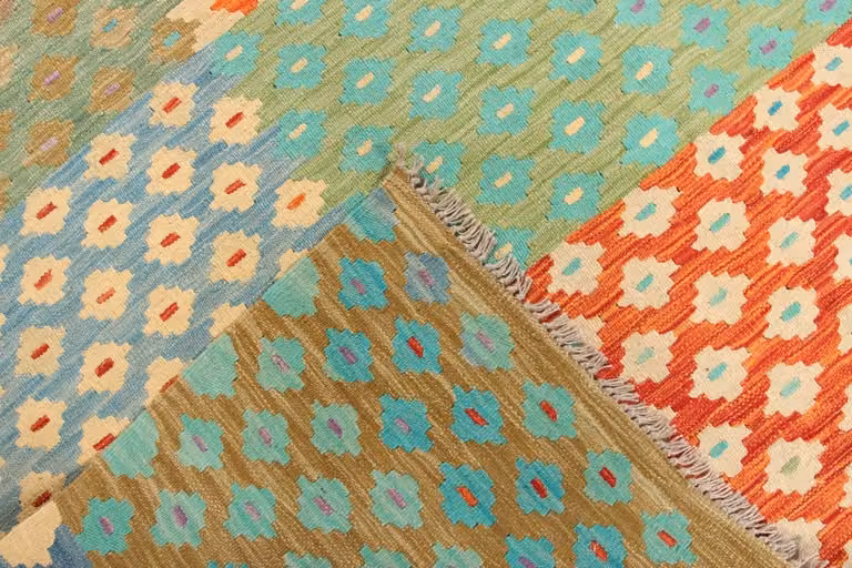 Traditioneel handgemaakt Wol Gazni Tribaal Kilim Tapijt