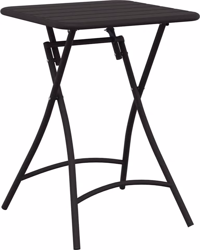 vidaXL Bistrotafel antraciet B/D/H: 55 x 55 x 72,5 cm