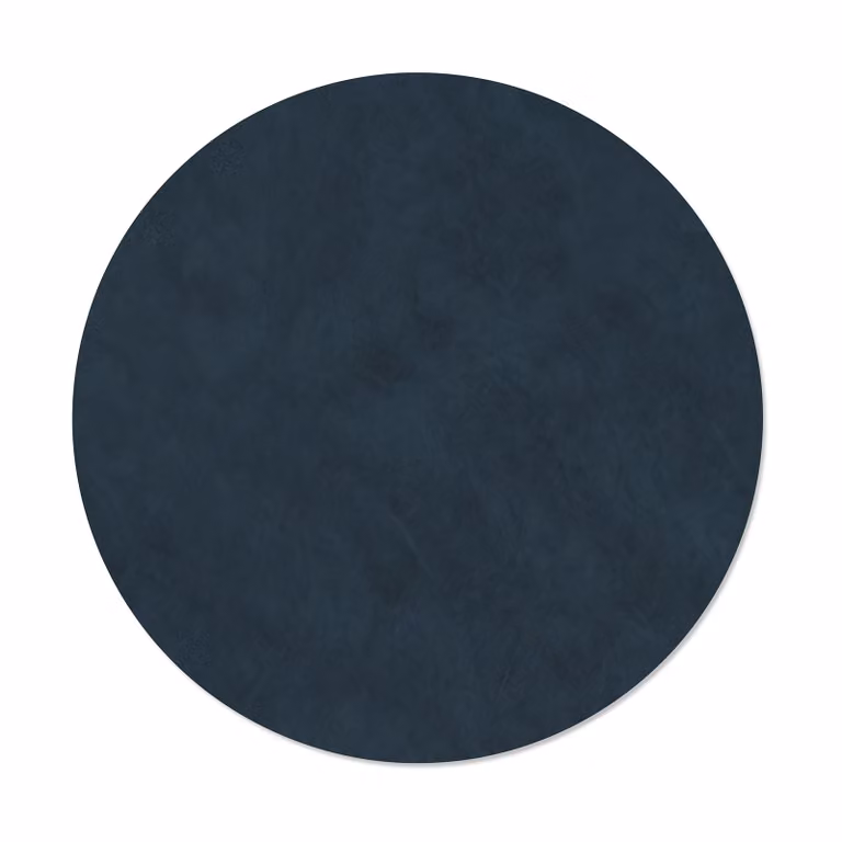 LIND DNA Nupo placemat Midnight blue, cirkel, L