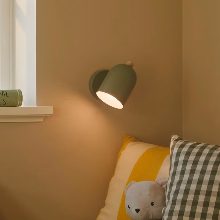 Nordlux Gaston Wandlamp Dusty Green - Scandinavisch Design voor Woonkamer en Kinderkamer