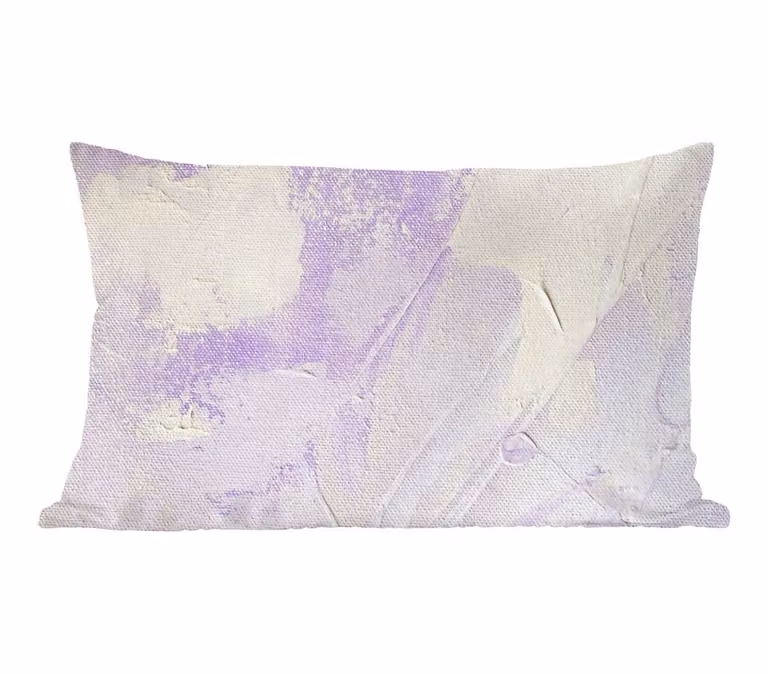 Abstract Design Sierkussen met Verfmotief voor de Woonkamer, 50 x 30 cm