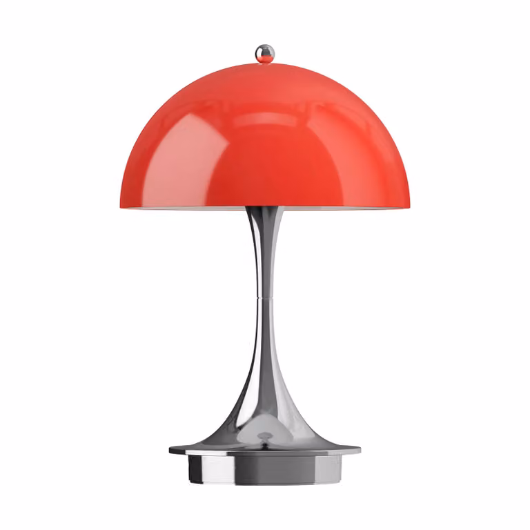 Louis Poulsen Panthella 160 Portable tafellamp, rood