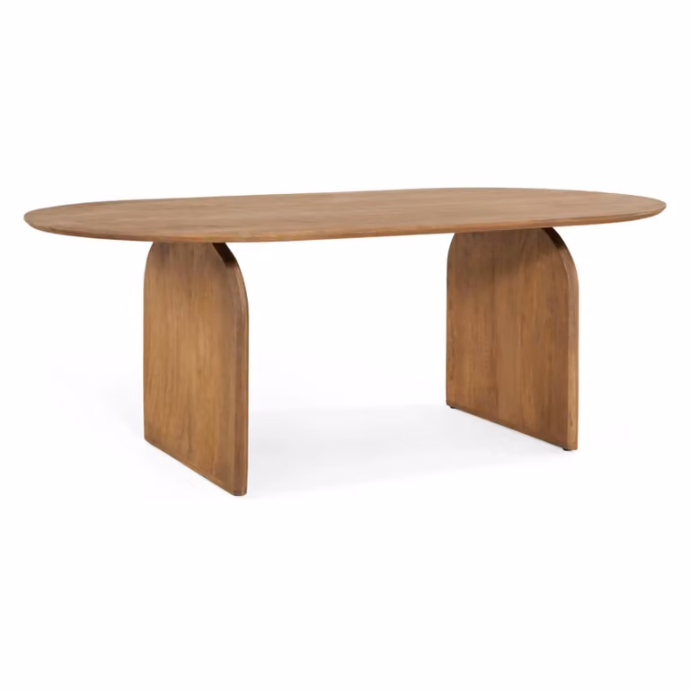 Nest of Nora Eira Eettafel - Mangohout - Ovaal - Naturel - B: 200 cm, D: 100 cm