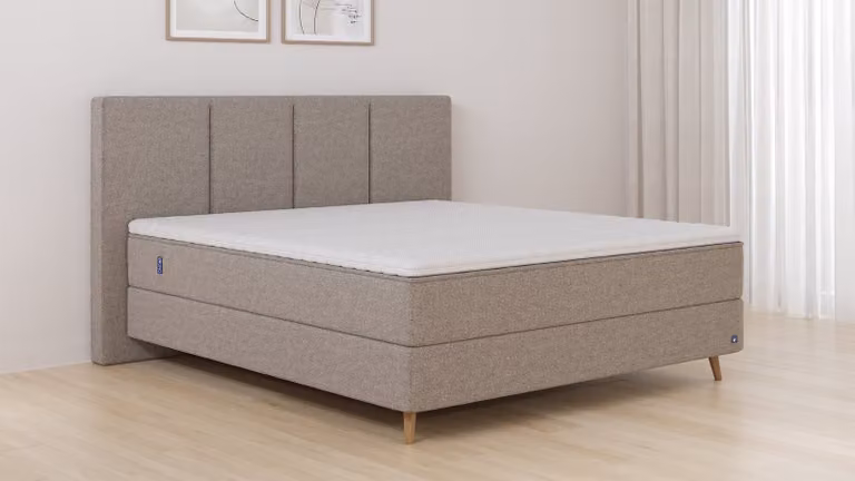 BRUNO Original boxspring Aurora Taupe B/D: 200 x 200 cm