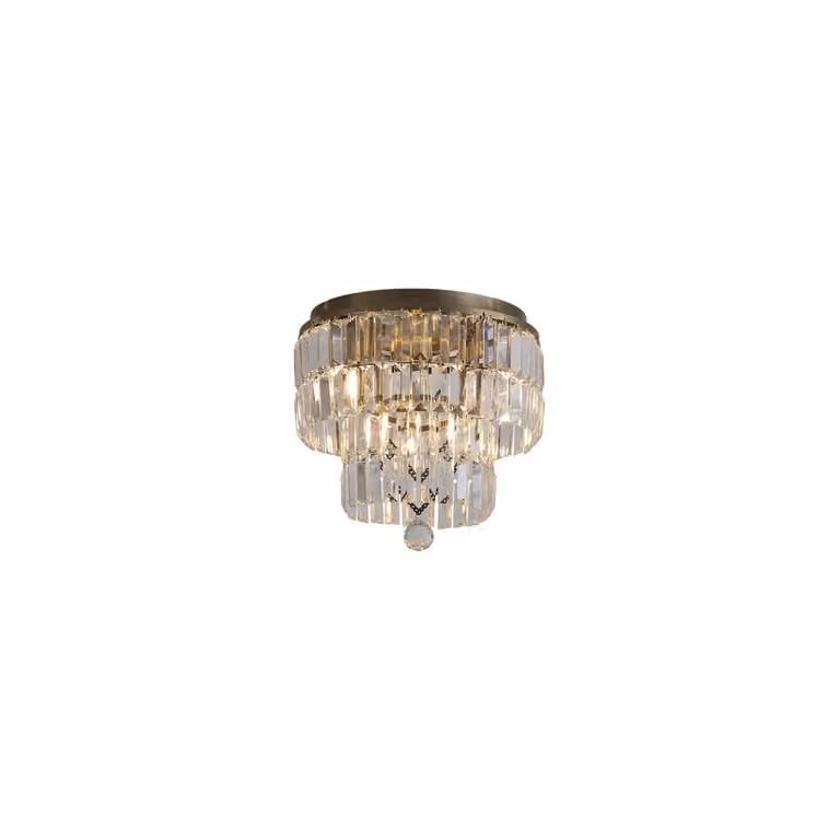 Searchlight Empire Plafondlamp - Antiek Messing - Ø 34 cm