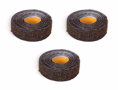 Alberts Set van 3 zelfklevende slakkenband, zwart, 3000 mm x 40 mm, slakkenbescherming voor potplanten en verhoogde bedden