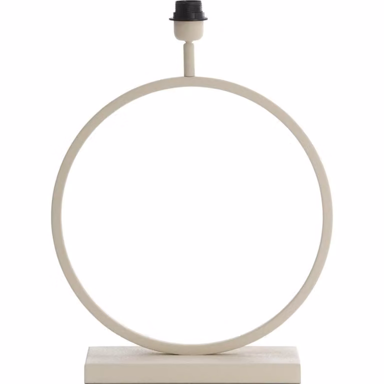 Light & Living Lampvoet Liva modern beige B: 40 cm, D: 12,5 cm, H: 52 cm