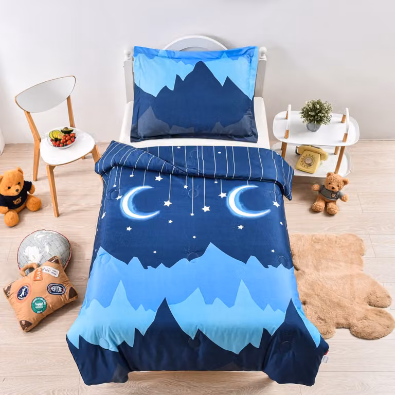 Merkloos Luna Dekbed voor Kinderen - All Year